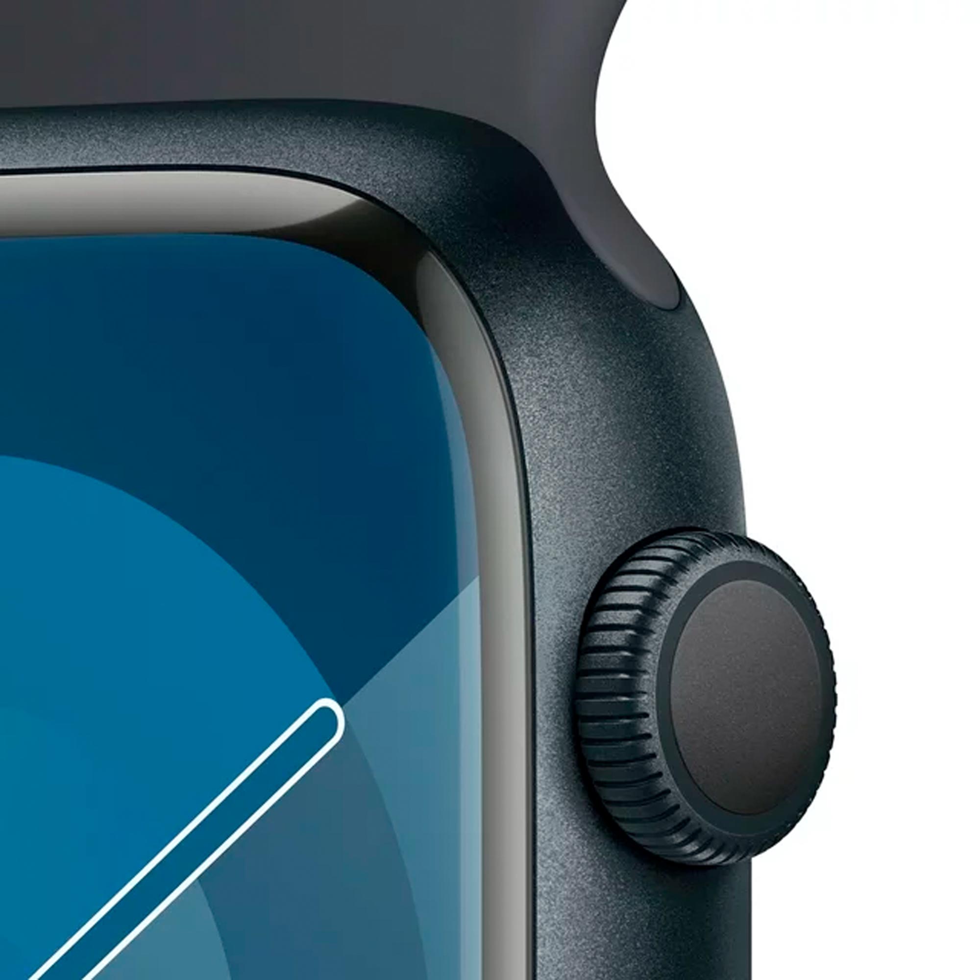 Apple Watch Series 9 GPS 45mm Midnight Aluminum Case with Midnight Sport Band - M_L - Imagem 2